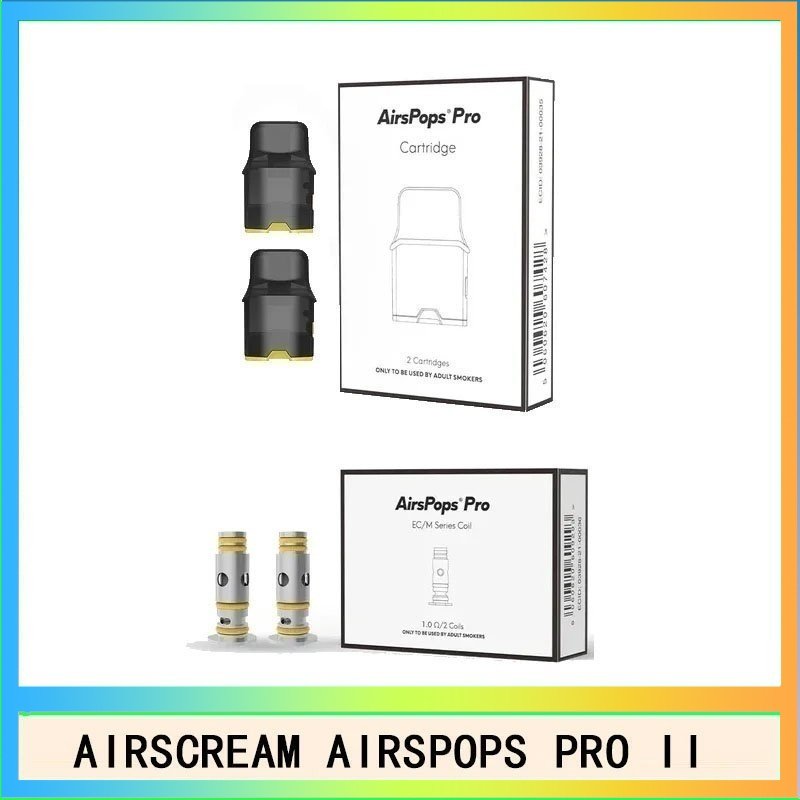 Airscream Airspops 芯 AIRSCREAM AIRSPOPS PRO II氣泡2代煙彈空倉霧化芯成品芯