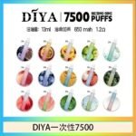 DIYA叮啞拋棄式7500 Puffs一次性電子煙3%